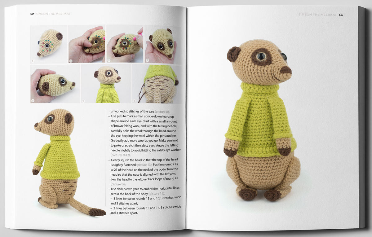 Zoomigurumi 9 - 15 cute amigurumi crochet patterns in this PDF book