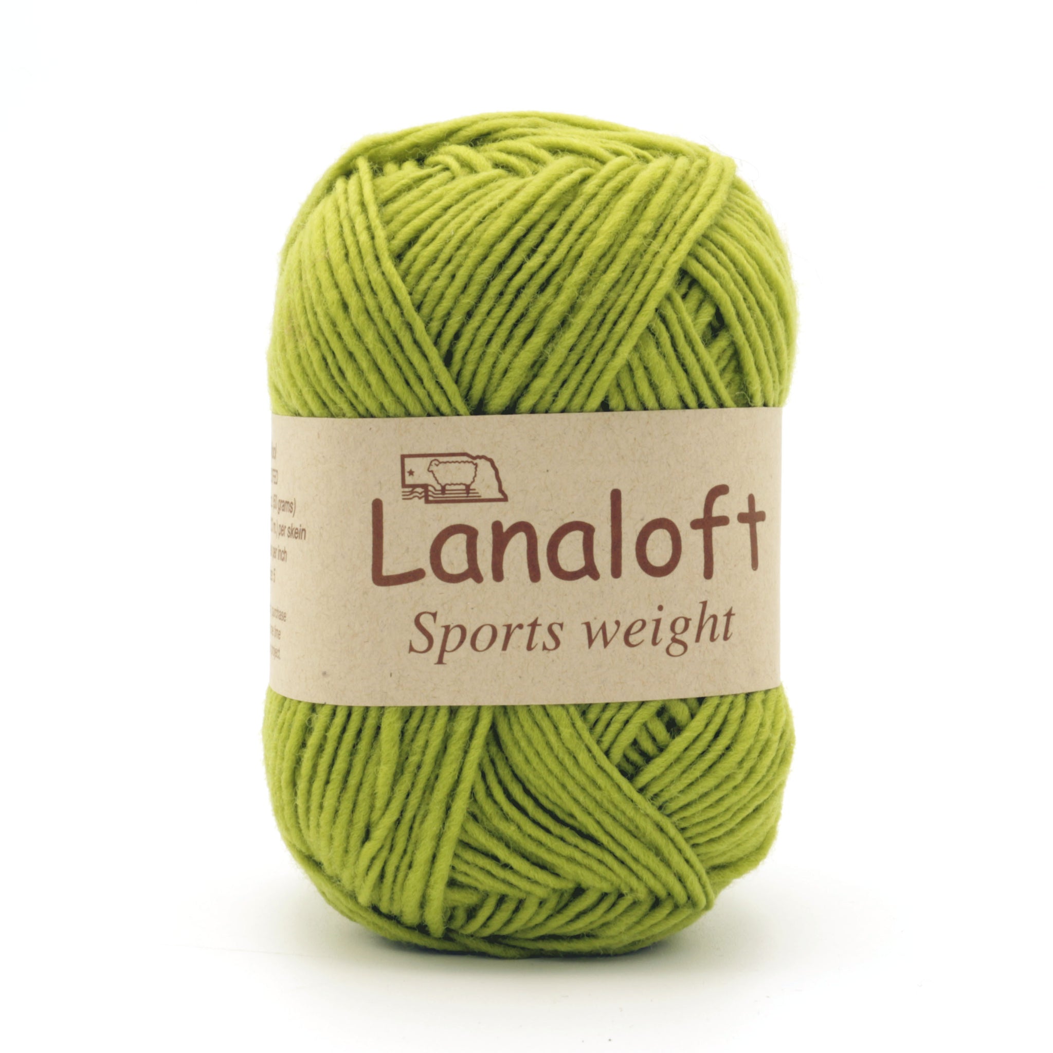 Brown Sheep Lanaloft Sport LB Cone - Fiber to Yarn