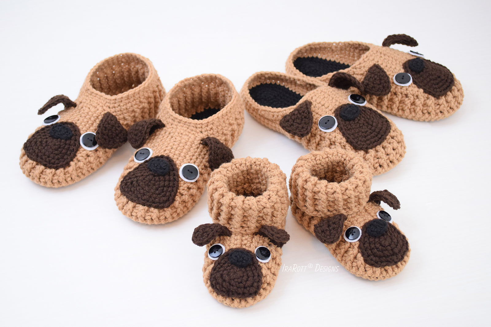 Crochet Animal Slippers by Ira Rott - Yarn Loop